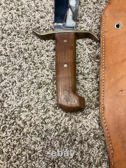 1968-72 WESTERN U. S. A. W49BOWIE FIGHTING KNIFE withORIG. SHEATH