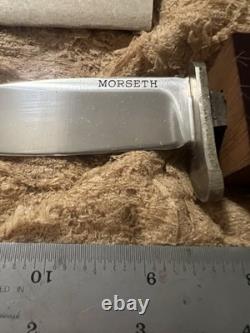 1970's Morseth Knife Kit NOS Complete With All Original Parts + Spacer Material