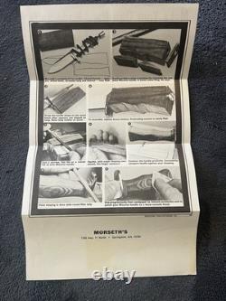 1970's Morseth Knife Kit NOS Complete With All Original Parts + Spacer Material