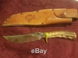 1977 R. H. RUANA Marked M Custom Hunting Knife & Sheath