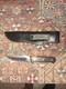 1980s Japan Handmade High Carbon Steel Hunting Knife with Leather Sheath