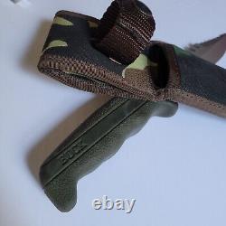 1986 Buck 639 Fieldmate Fixed Blade Knife Camo Sheath RARE First Year Issued