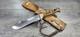 1986 VINTAGE PUMA 6375 WHITE HUNTER STAG HANDMADE GERMANY With LEATHER SHEATH
