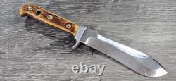 1986 VINTAGE PUMA 6375 WHITE HUNTER STAG HANDMADE GERMANY With LEATHER SHEATH