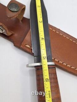 1986 (j) Western Usn Seabee L71 Knife, With Sheath