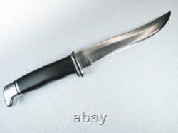1992 Buck 121 Fisherman Fixed Blade Knife USA with Leather Sheath