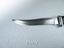 1992 Buck 121 Fisherman Fixed Blade Knife USA with Leather Sheath