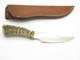 1995 Chuck Bowen The Knifeman Alaska Custom Ram Horn Fixed Blade Hunting Knife