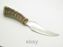 1995 Chuck Bowen The Knifeman Alaska Custom Ram Horn Fixed Blade Hunting Knife
