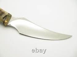 1995 Chuck Bowen The Knifeman Alaska Custom Ram Horn Fixed Blade Hunting Knife