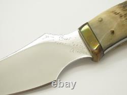 1995 Chuck Bowen The Knifeman Alaska Custom Ram Horn Fixed Blade Hunting Knife