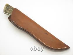 1995 Chuck Bowen The Knifeman Alaska Custom Ram Horn Fixed Blade Hunting Knife
