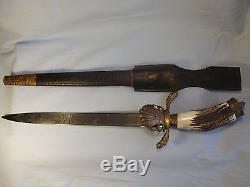 2. Nice German imperial hunting dagger knife sword scabbard WEYERSBERG SOLINGEN