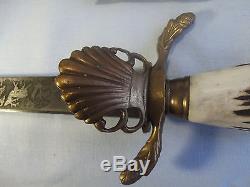 2. Nice German imperial hunting dagger knife sword scabbard WEYERSBERG SOLINGEN
