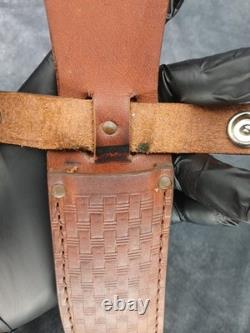 2003 CASE XX 647-5 SS Slab Side Hunter Fixed Blade Knife Needs Some TLC