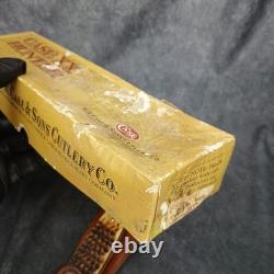 2003 CASE XX 647-5 SS Slab Side Hunter Fixed Blade Knife Needs Some TLC