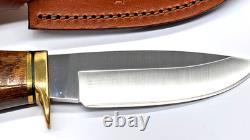 2004 Buck 192 vanguard knife Signed Chuck Buck 08 191 Leather Sheath Nice Knife