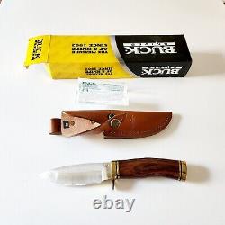 2008 Collectors Grade Buck 192BRS Vanguard Hunting Knife Box & Sheath