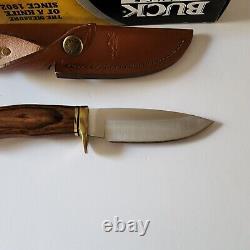 2008 Collectors Grade Buck 192BRS Vanguard Hunting Knife Box & Sheath