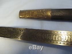 3. Nice German imperial hunting dagger knife sword scabbard WEYERSBERG SOLINGEN