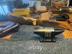 498 Schrade 49er Goldrush Vintage Fixed Blade Hunting Knife No Tang Stamp USA