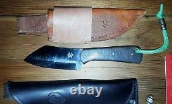 5 Fixed Blade Knives & Sheaths Lot-Condor-Mora-Dog Paw-Al Mar-Outdoor Elements