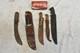 5 Hunting Knives Kauhava Puukko Dagger Finland Herter's Ka-Bar NY J Russell Co