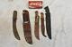 5 Hunting Knives Kauhava Puukko Dagger Finland Herter's Ka-Bar NY J Russell Co