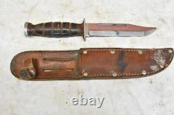 5 Hunting Knives Kauhava Puukko Dagger Finland Herter's Ka-Bar NY J Russell Co