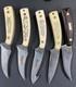 5 Schrade Scrimshaw Fixed Blade Knives Knife Lot