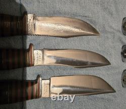 6-1932 CASE'S TESTED XX Fixed Blade Stacked Leather Knife. CASE BRADFORD, PA LOT