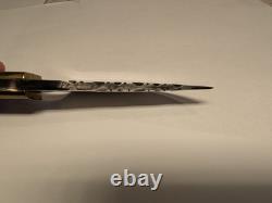 6 3/4 Custom Skinning Knife and Leather Rattlesnake Sheath