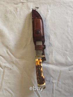 7 vintage fixed blade hunting knives