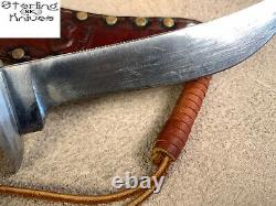 8-3/4 OA 1971 Puma 6394 Handmade Solingen Germany Hunter's Companion Stag Knife