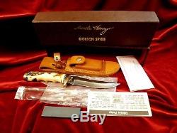 80s RARE AMERICAN Vintage SCHRADE USA 153UH Bowie HUNTING KNIFE & CASE /BOX SET
