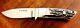 A. G. Russell (Loveless Style) Hunting Drop Point 8.25 Hunting Knife Stag- Mint