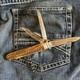 A. Wingen Jr. Solingen Germany Rare Shotgun Knife With Lockback Blade, 12-16 Gag