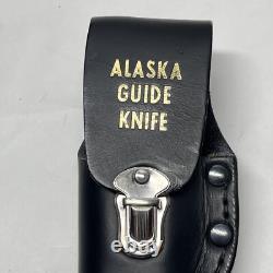 ALASKA Range Hunts GUIDE Knife 10 Knife 5.5 Fixed Blade Leather Sheath 1970