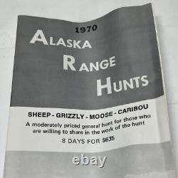 ALASKA Range Hunts GUIDE Knife 10 Knife 5.5 Fixed Blade Leather Sheath 1970