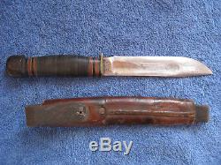 ANTIQUE M. S. A. MARBLES GLADSTONE MICH, MSA HUNTING KNIFE, Marble Safety Axe Co
