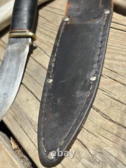 ANTIQUE? Marbles Gladstone Michigan 1916, Woodcraft Hunting Knife WithSheath
