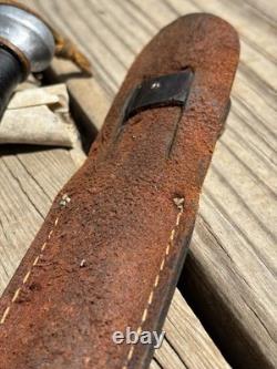 ANTIQUE? Marbles Gladstone Michigan 1916, Woodcraft Hunting Knife WithSheath