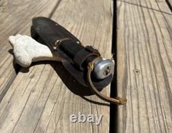 ANTIQUE? Marbles Gladstone Michigan 1916, Woodcraft Hunting Knife WithSheath