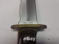 Al Mar Seki Japan USA Fixed Blade Tactical FIghting Knife with sheath