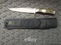 Al Mar Seki Japan USA Fixed Blade Tactical FIghting Knife with sheath