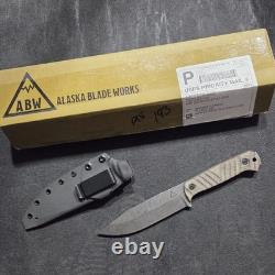 Alaska Blade Works Brooks Range Fixed Blade Knife G10 Scales S45VN Steel