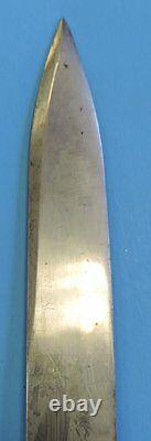 Antique 1800s 19th Century American German Shell Guard Hunting Sword Knife