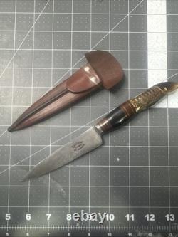 Antique 1948 Argentinian Bellver Fixed Blade Collectible Knife