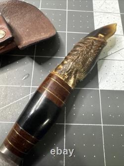 Antique 1948 Argentinian Bellver Fixed Blade Collectible Knife