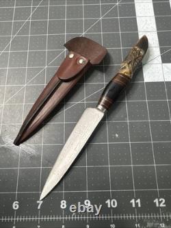 Antique 1948 Argentinian Bellver Fixed Blade Collectible Knife